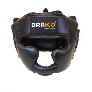 Drako Leather Training Boxing Headgear