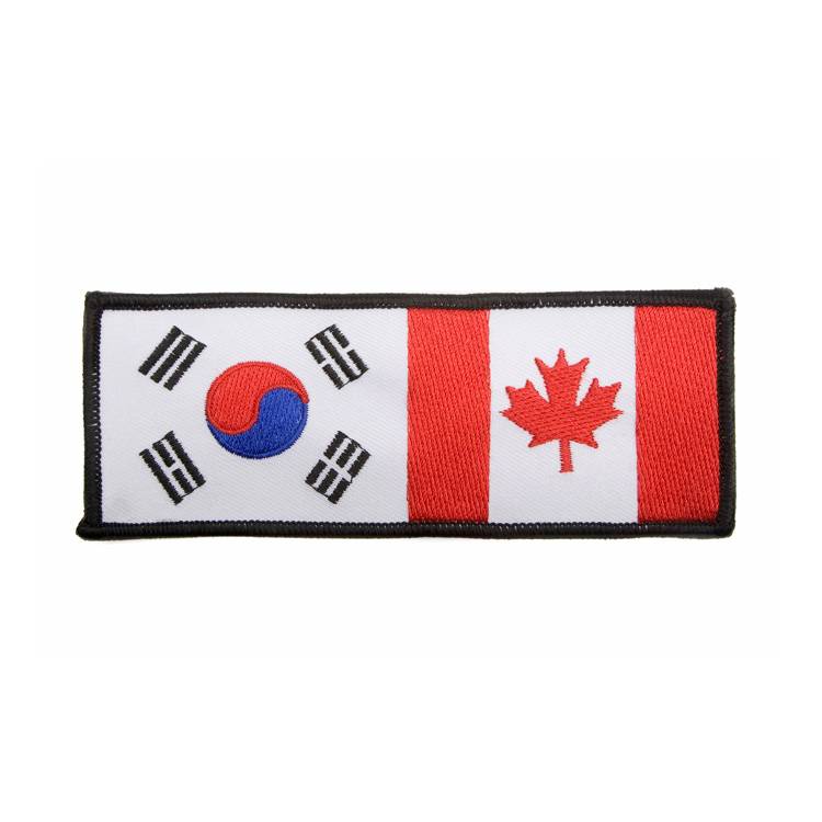 ACC80071MUI - Patch Cdn & Korean Flag 750x750 Canadian Korean Flag Patch