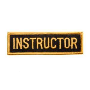 Instructor with Gold Trim Patch