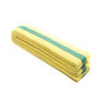 Drako Taekwondo Single Wrap Striped Belt - Image 3