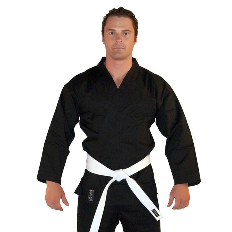 DKUK10-LW-Traditional-Black Drako Light Weight Karate Gi