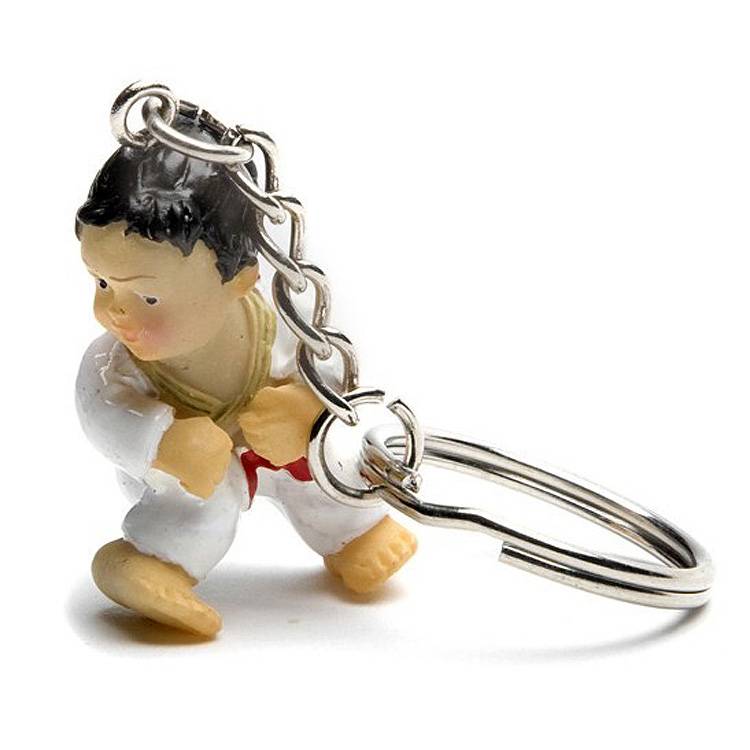 Keychain Red Belt Kicking