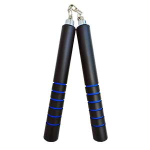 Nunchaku Chain with Groove Rings