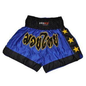 Drako Muay Thai Boxing Shorts - Blue/Black, XL