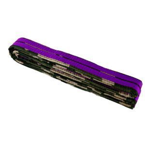 Drako Camo w Double Stripe Belt - Purple, 1