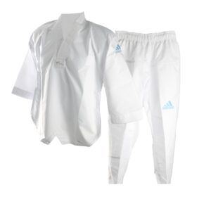 Adi Contestant Dobok White Vneck