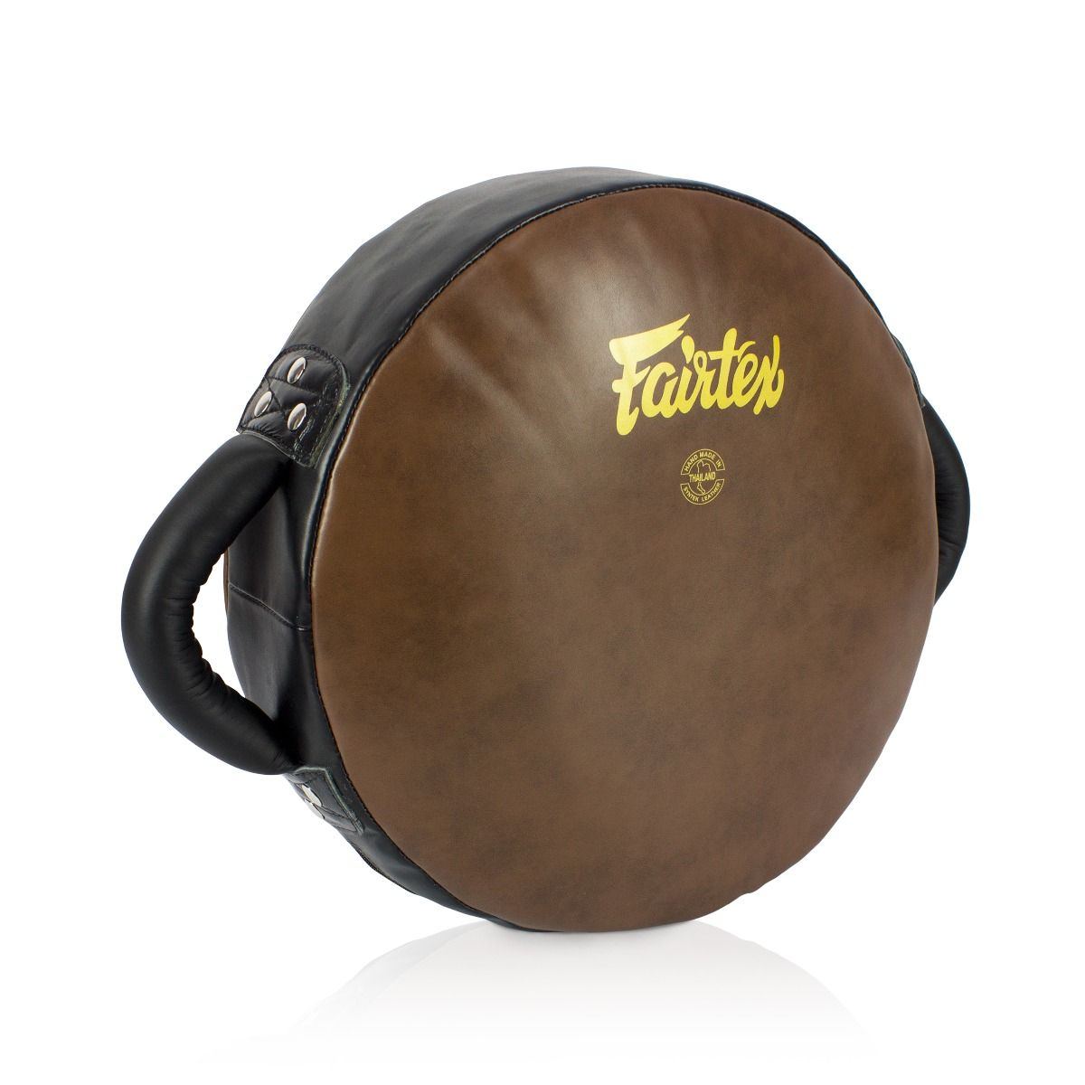 doughnut kick pad brown fairtex protector bushido