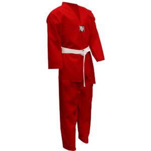 Drako Dynamite Student TKD Dobok - 00/130, Red