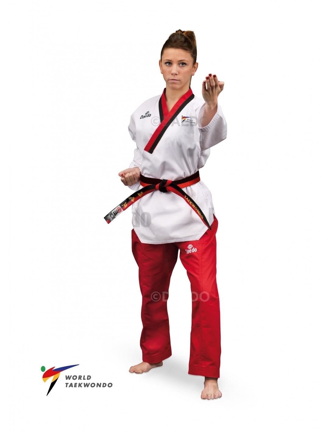 daedo poomsae jnr female 1 Daedo Poomsae Jnr Female Dobok - Image 1