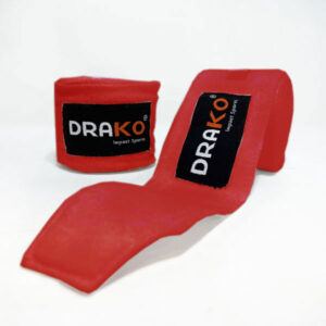Drako Merit Mexican Handwraps 180" - Red, 180