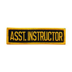 Patch Ass Instructor Gold Trim