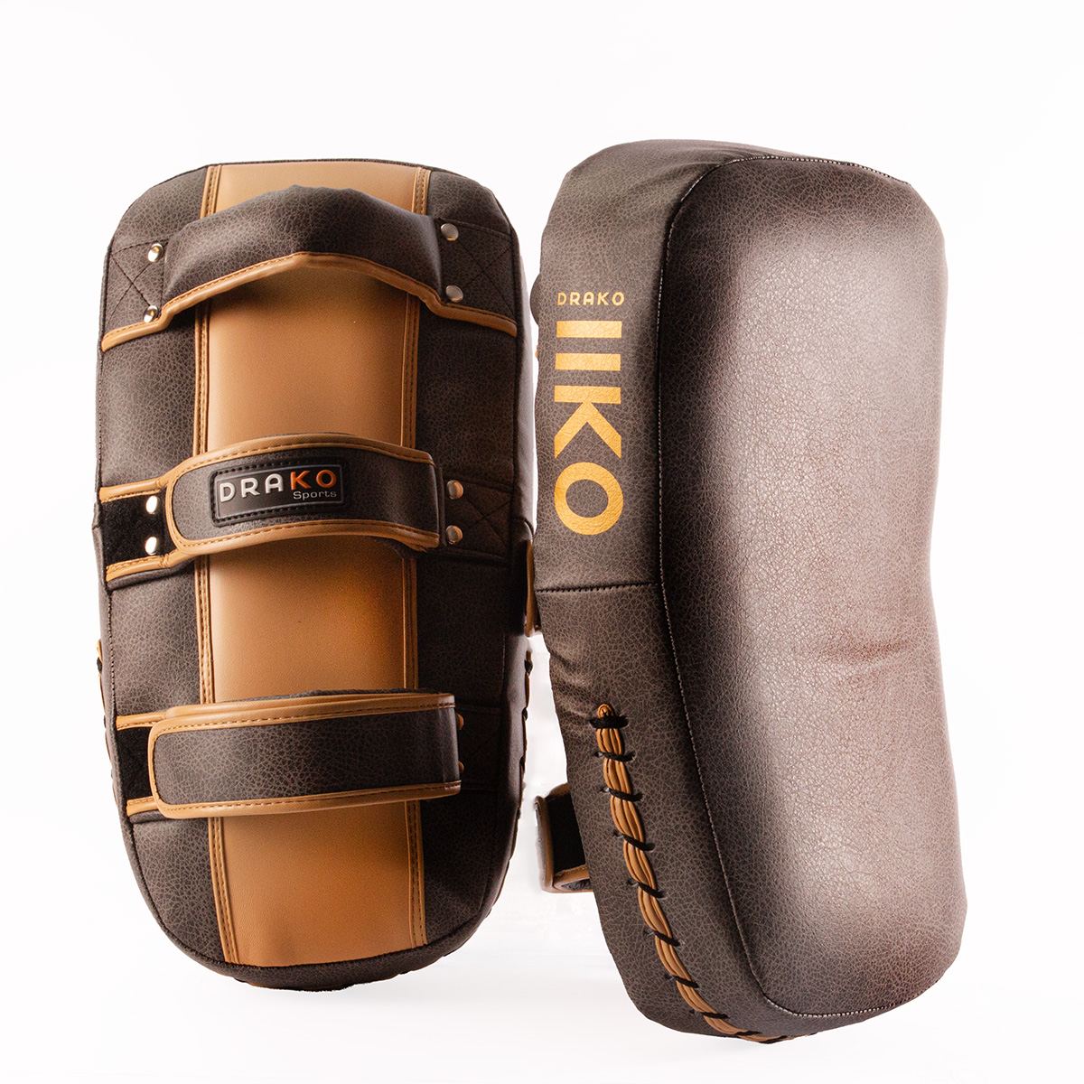 dktt407-drako-sl1-thai-pads-brown-1 Drako SL1 Thai Pads - Image 1