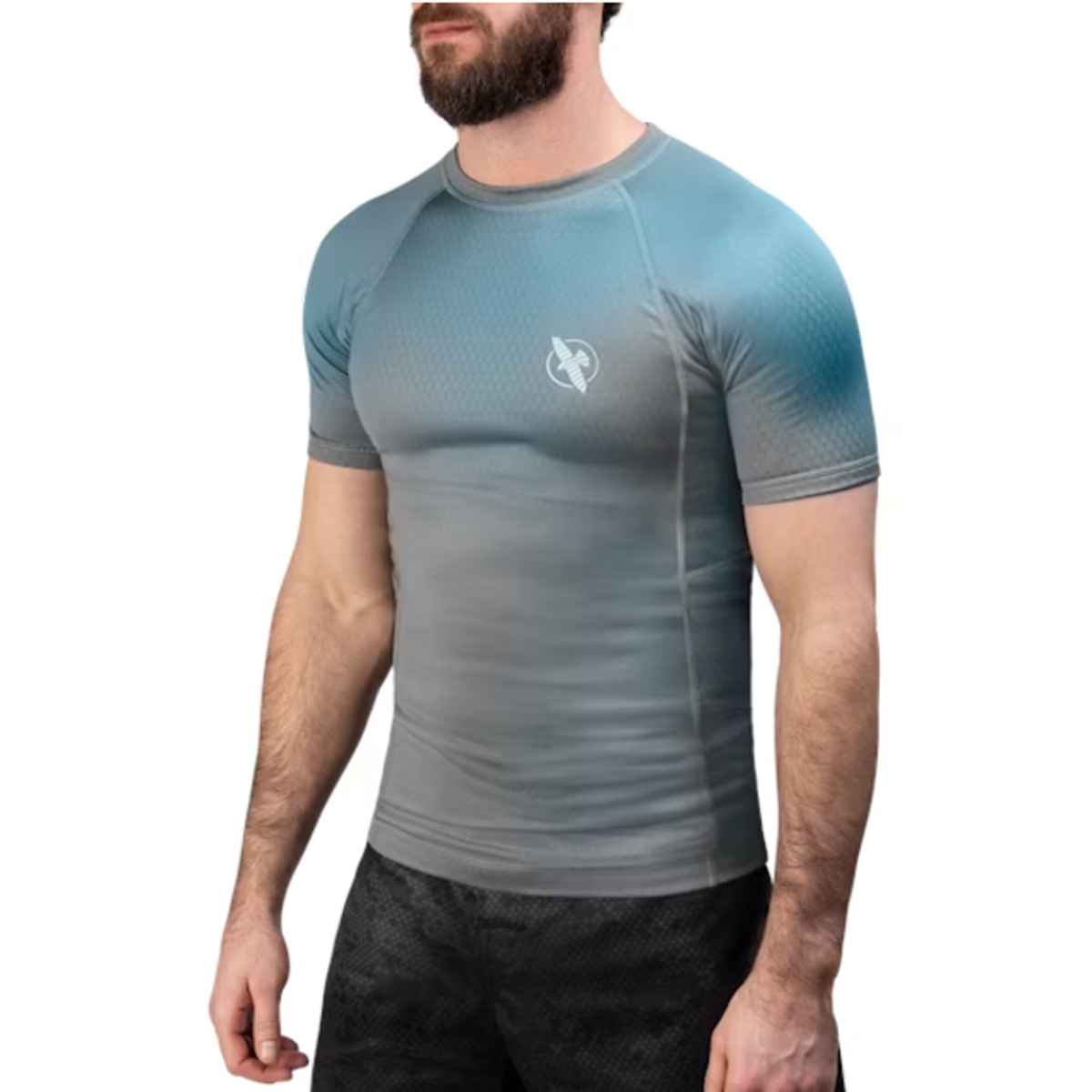 hayabusa-fusion-short-sleeve-rashguar Hayabusa Fusion Short Sleeve Rashguard - Image 1