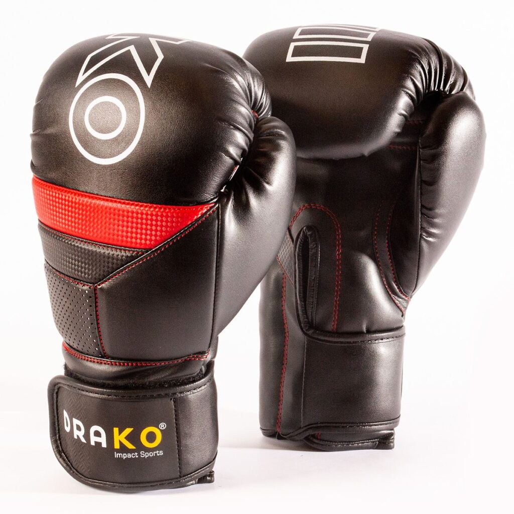 image-3- Drako boxing gloves lineup from beginner vinyl to pro leather sparring gloves at Bushido Canada